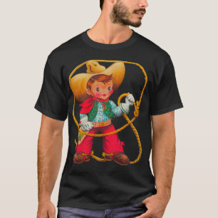 Cowboy Retro Boy Child Cute Western T Shirt
