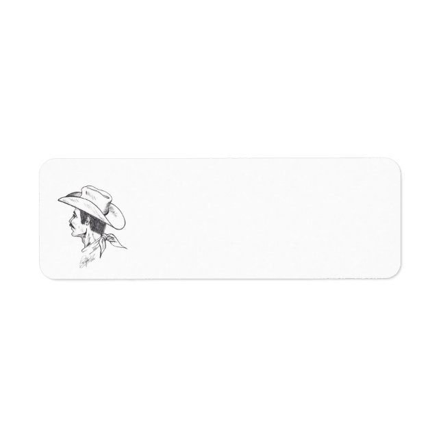 COWBOY RETURADRESS ETIKETT (Framsidan)