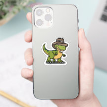 Cowboy Rex Sticker