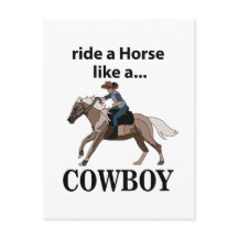 Cowboy Ride A Horse som en Cowboy