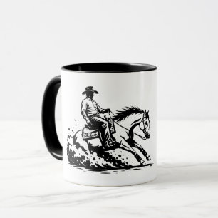 Cowboy Ridehäst Västerländsk Equestrian Mug Mugg