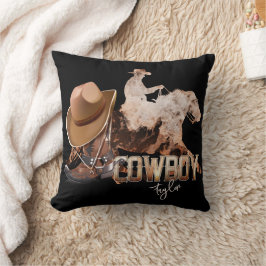 Cowboy rider westerna stövlar, cowboyhatt kudde