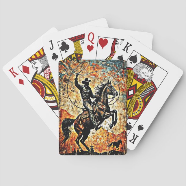 COWBOY RIDING CASINOKORT (Baksidan)