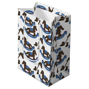 Cowboy Rocking Horse Baby blue