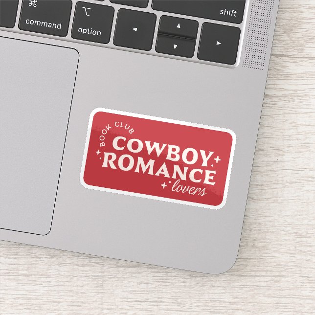 Cowboy romantik bokar-estetisk klistermärken (Detalj)