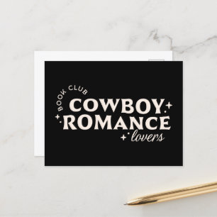 Cowboy romantik bokar-estetisk vykort
