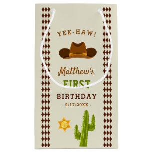 Cowboy Saloon Boy Vilda western 1:a födelsedagen