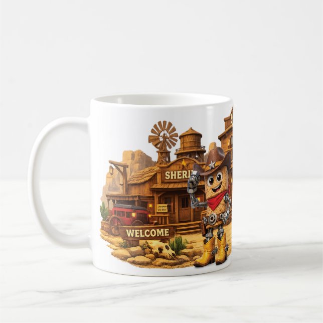 Cowboy Saloon Kaffemugg (Vänster)