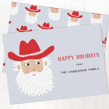 Cowboy Santa Claus jul