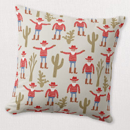 Cowboy Santa Claus Western Christmas Kudde