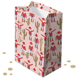 Cowboy Santa Claus Western Christmas Pink