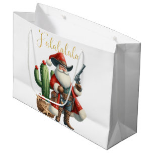 Cowboy Santa Falalala Desert Cactus Pistol