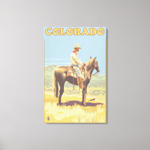 Cowboy (sidan beskådar), Colorado Canvastryck