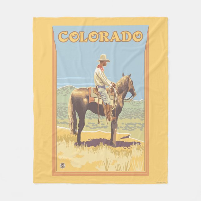 Cowboy (sidan beskådar), Colorado Fleecefilt (Framsidan)