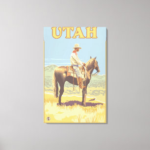 Cowboy (sidan beskådar), Utah Canvastryck