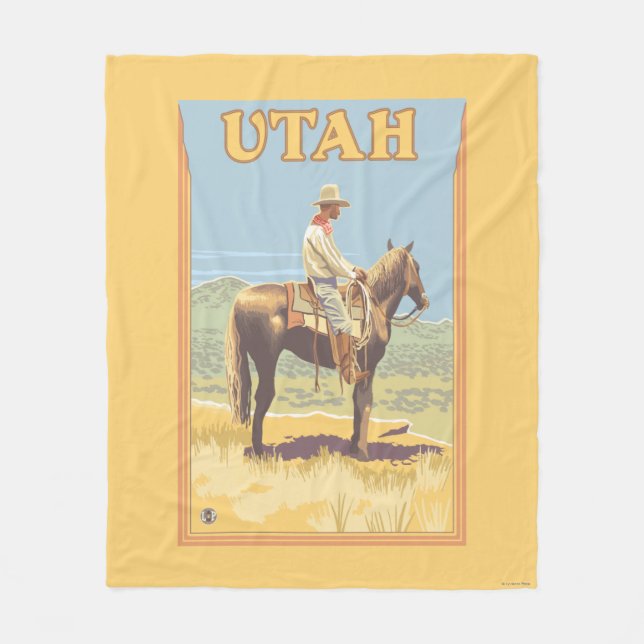 Cowboy (sidan beskådar), Utah Fleecefilt (Framsidan)