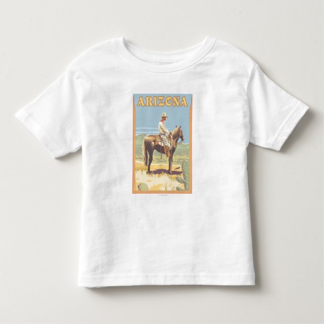 Cowboy (Side View)Arizona T-shirt (Framsida)