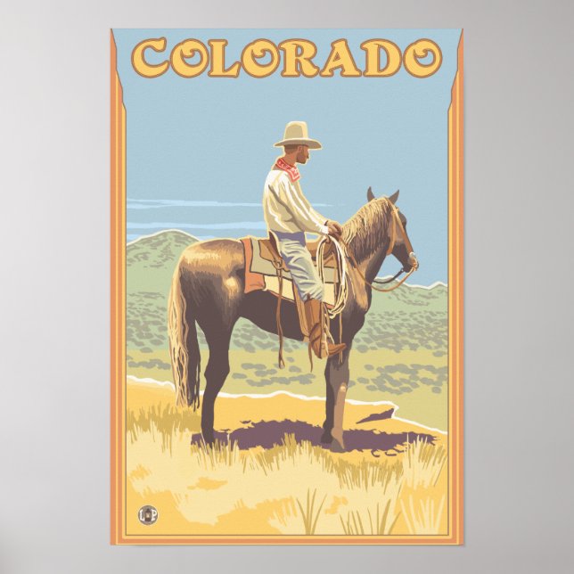 Cowboy (Side View)Colorado Poster (Framsidan)