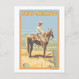 Cowboy (Side View)New mexico Vykort