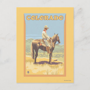 Cowboy (sidovy) Colorado Vykort