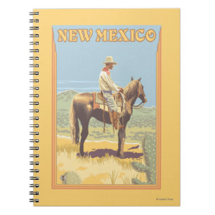 Cowboy (sidovy) New Mexico Anteckningsbok