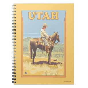 Cowboy (sidvy)Utah Anteckningsbok