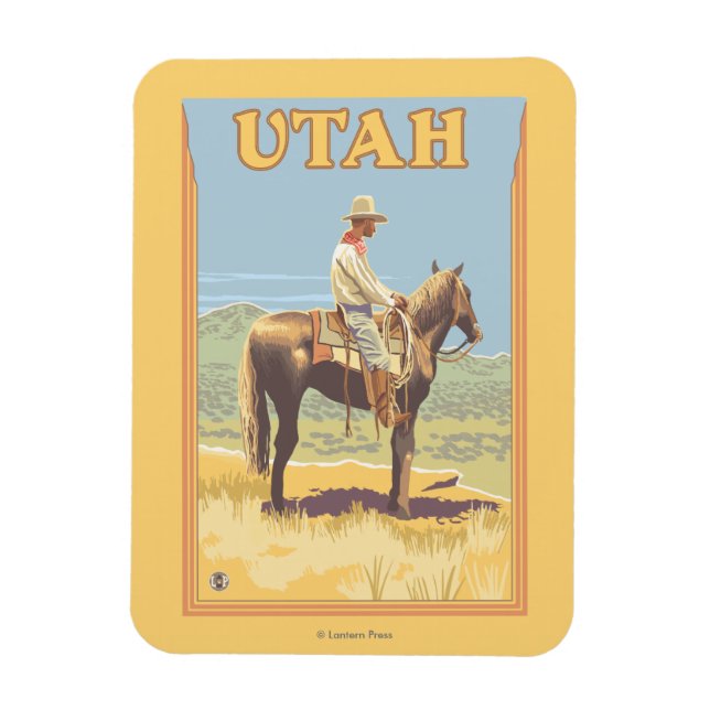 Cowboy (sidvy)Utah Magnet (Vertikal)