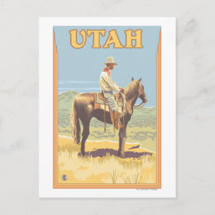 Cowboy (sidvy)Utah Vykort
