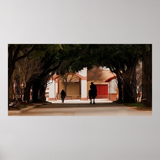 Cowboy Silohuette Poster (Framsidan)