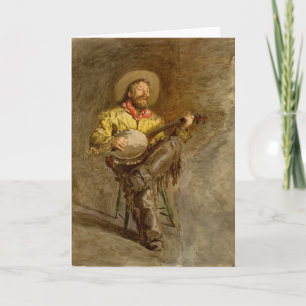 Cowboy Singing   Thomas Eakins Kort