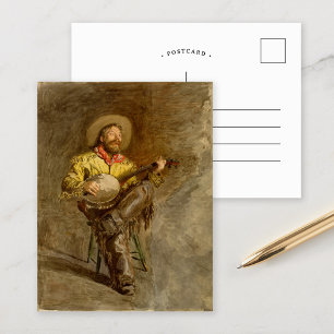 Cowboy Singing   Thomas Eakins Vykort