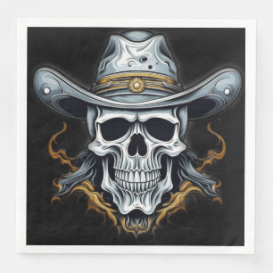 Cowboy Skeleton Pappersservett