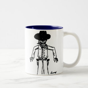 Cowboy Sketch Mugg