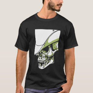 Cowboy Skull-Coolan Skriv ut på begäran T Shirt