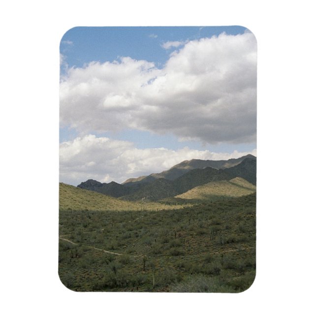 Cowboy Skyline Decorative Western Photo Magnets Magnet (Vertikal)