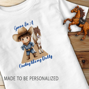 Cowboy som pappa Cute Pony T Shirt