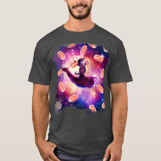 Cowboy Space-katt på Hetten Dolphin Unicorn T Shirt