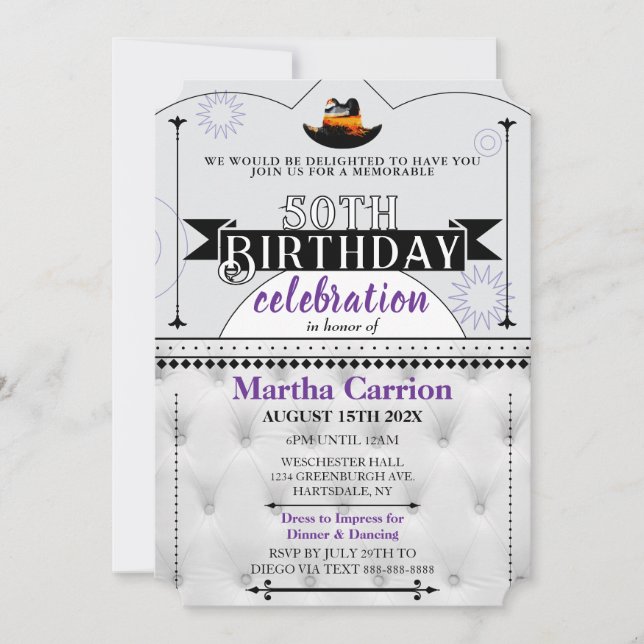 Cowboy Stater-platta kort (Framsida)