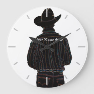 Cowboy Stor Klocka