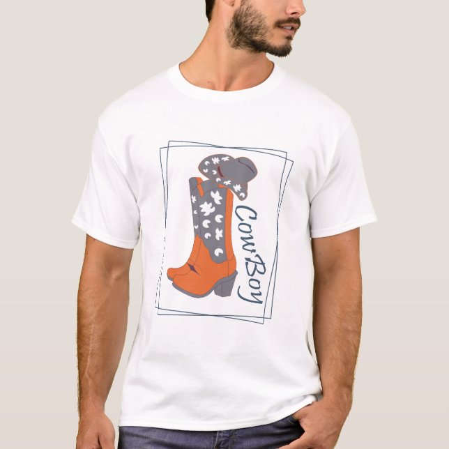 Cowboy T Shirt (Framsida)