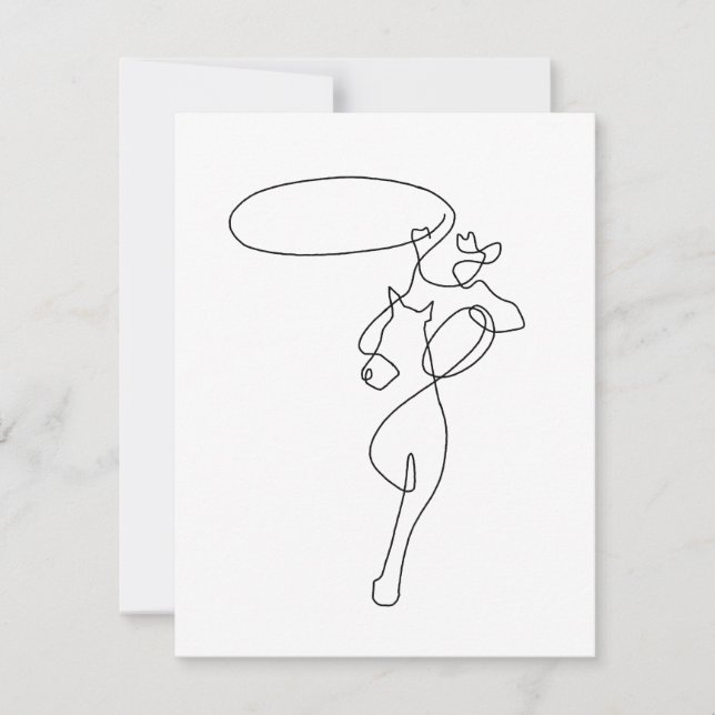 Cowboy Tack Kort (Framsida)