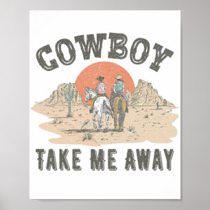 Cowboy tar mig bort poster