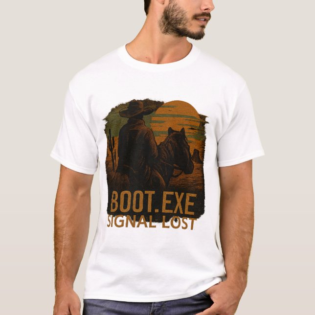 Cowboy-themed T-shirt  (Framsida)