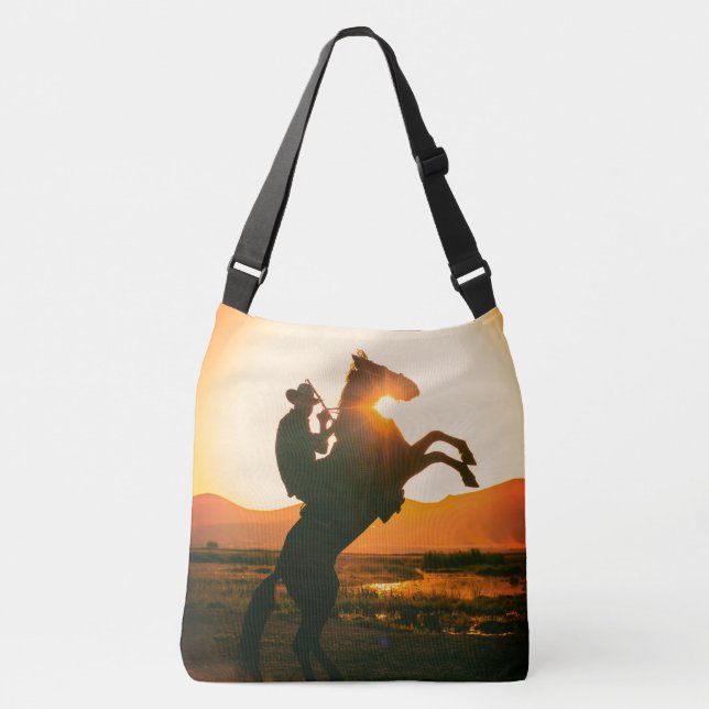 Cowboy Tote Bag Axelväska (Framsida)