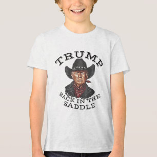 Cowboy Trump tillbaka i sadelinvigningen 2025 T Shirt