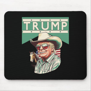 Cowboy Trump Trump är min president Musmatta