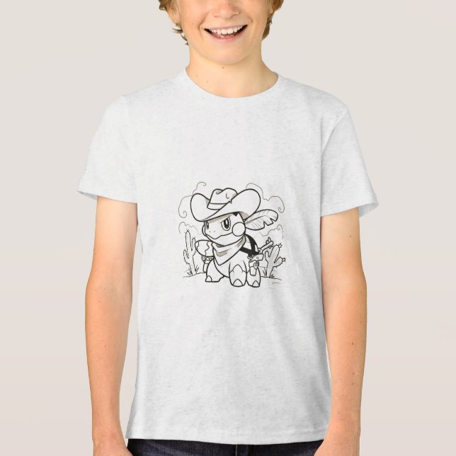 cowboy turtwig wild west tee (Framsida)