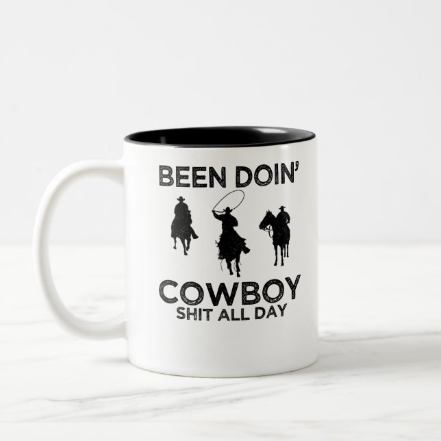 cowboy Två-Tonad mugg (Vänster)