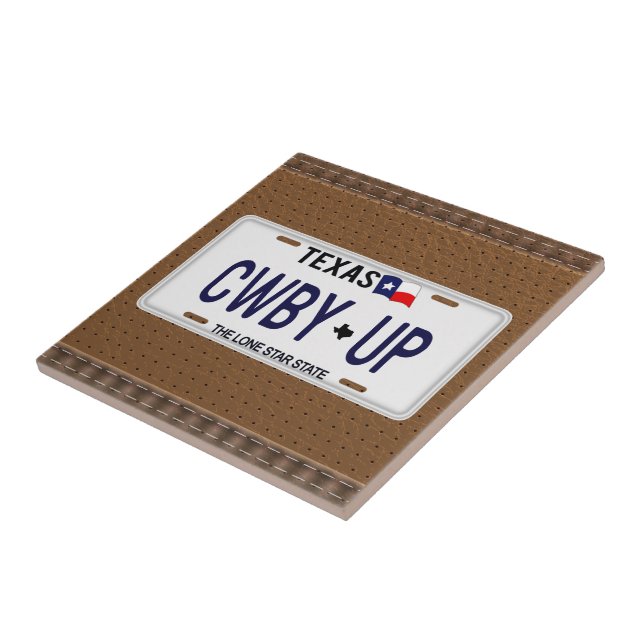 Cowboy upp!  CWBY UP den Texas Kakelplatta (Sidan)