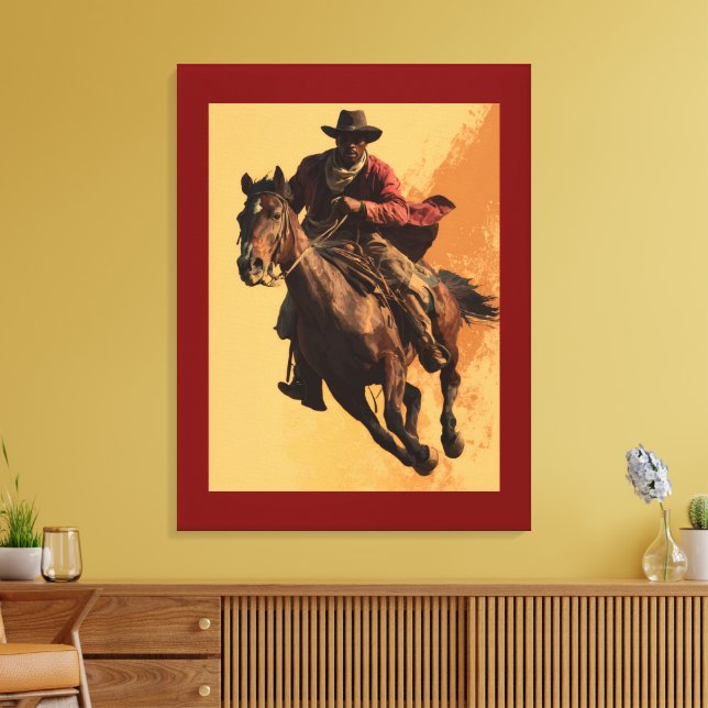 COWBOY UPPHAV # 3 CANVASTRYCK (Insitu (Vardagsrum))